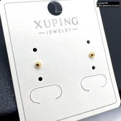 Сережки Xuping14К 10293 (0,2 см.)